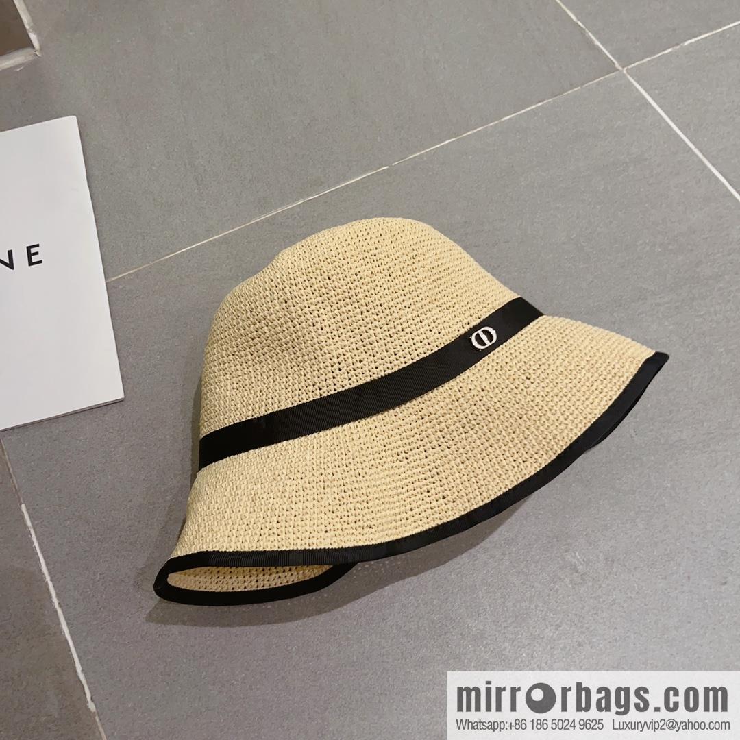 Dior Dior's new Lafite straw hat in summer