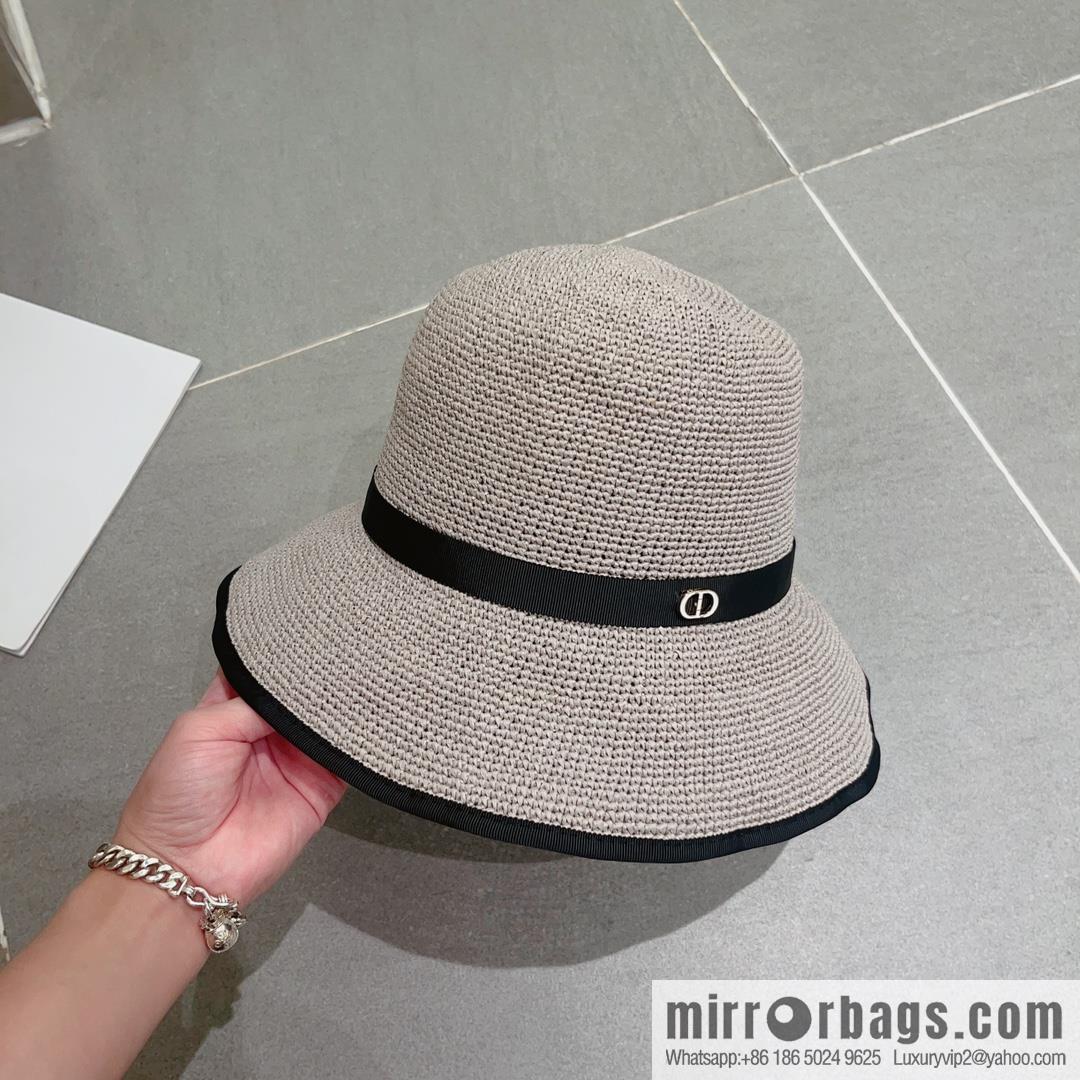 Dior Dior's new Lafite straw hat in summer