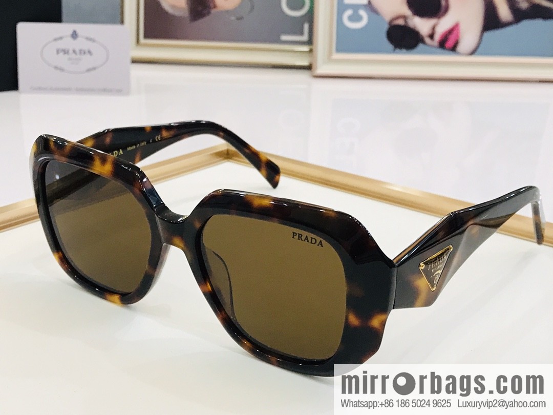 Prada large frame unisex sunglasses