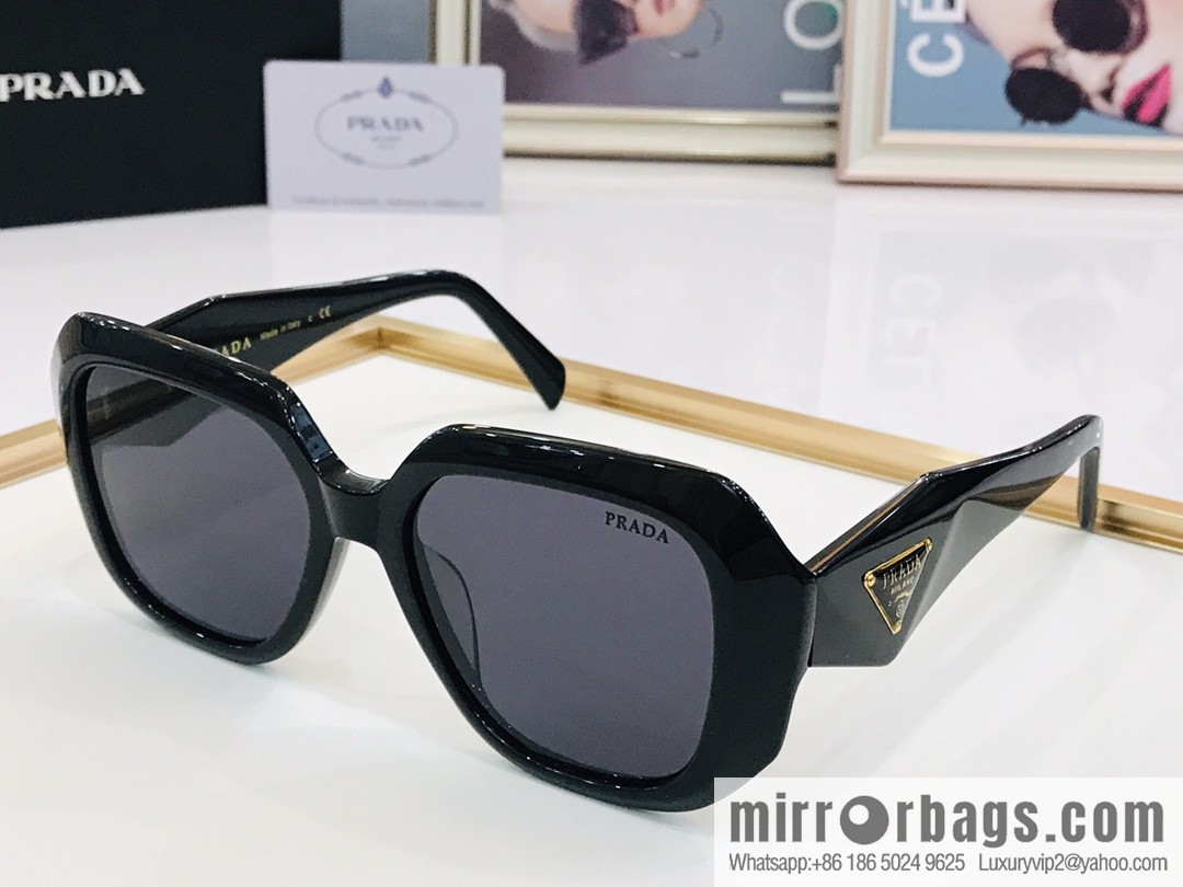 Prada large frame unisex sunglasses
