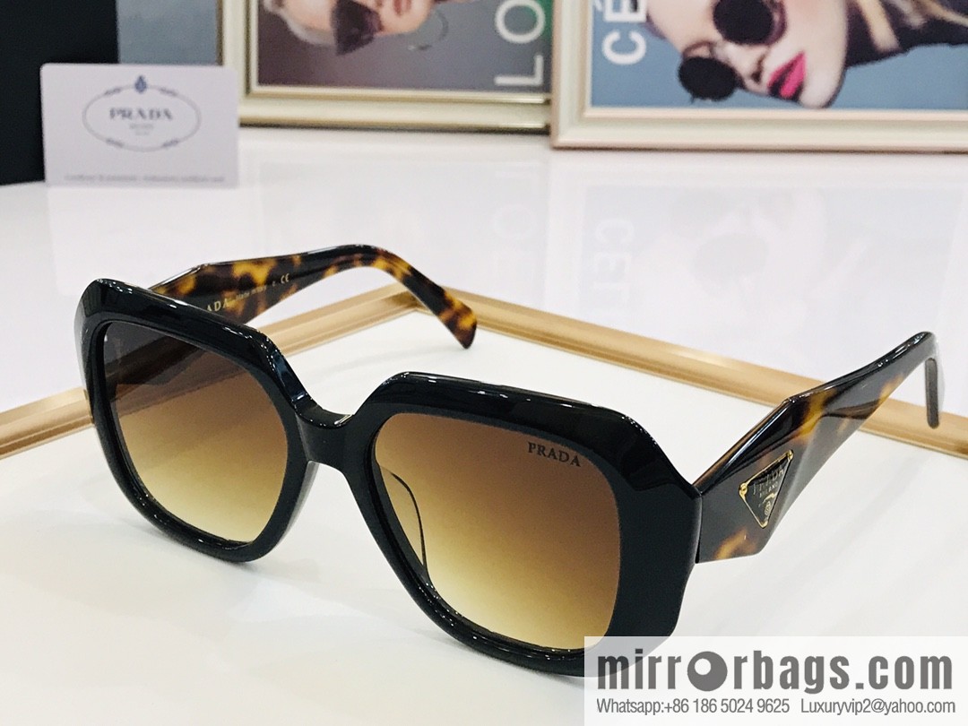 Prada large frame unisex sunglasses