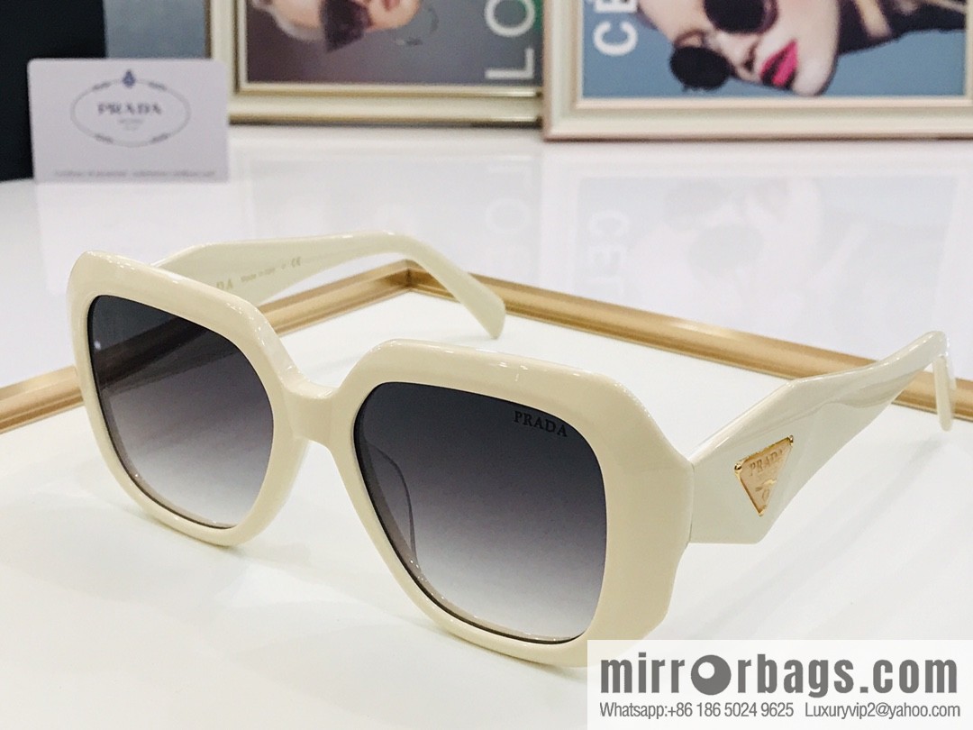 Prada large frame unisex sunglasses