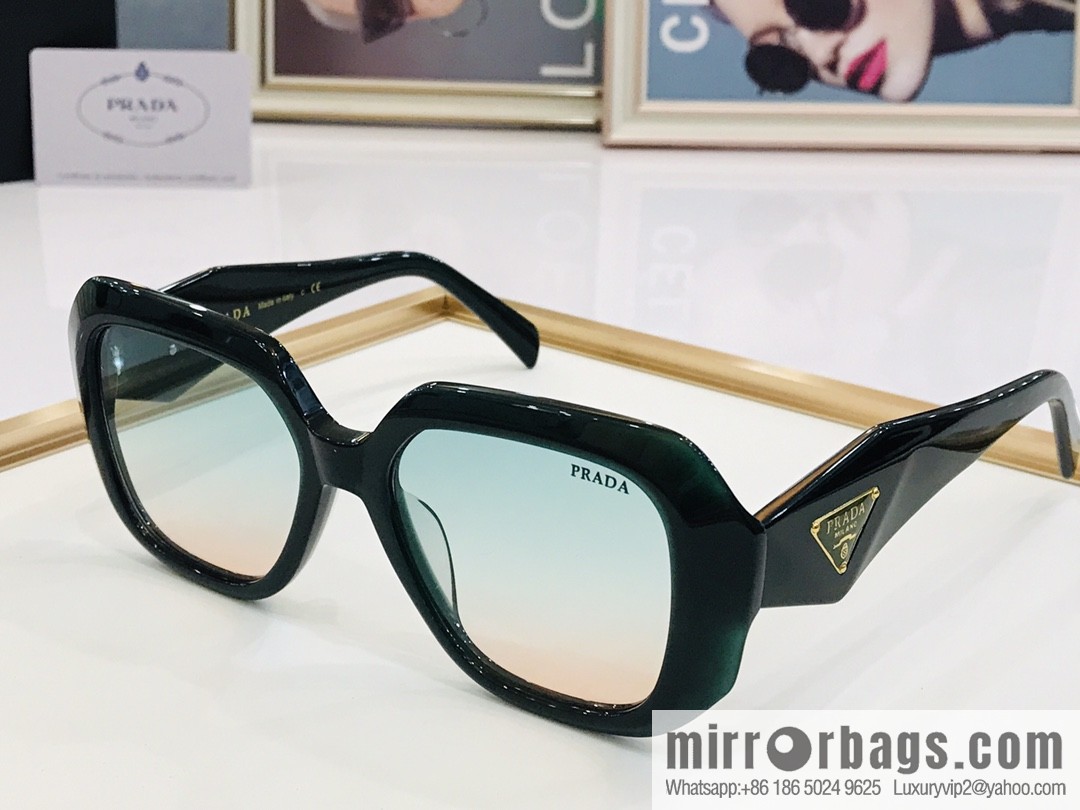 Prada large frame unisex sunglasses