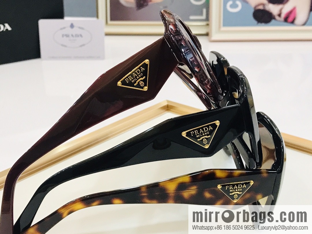 Prada large frame unisex sunglasses