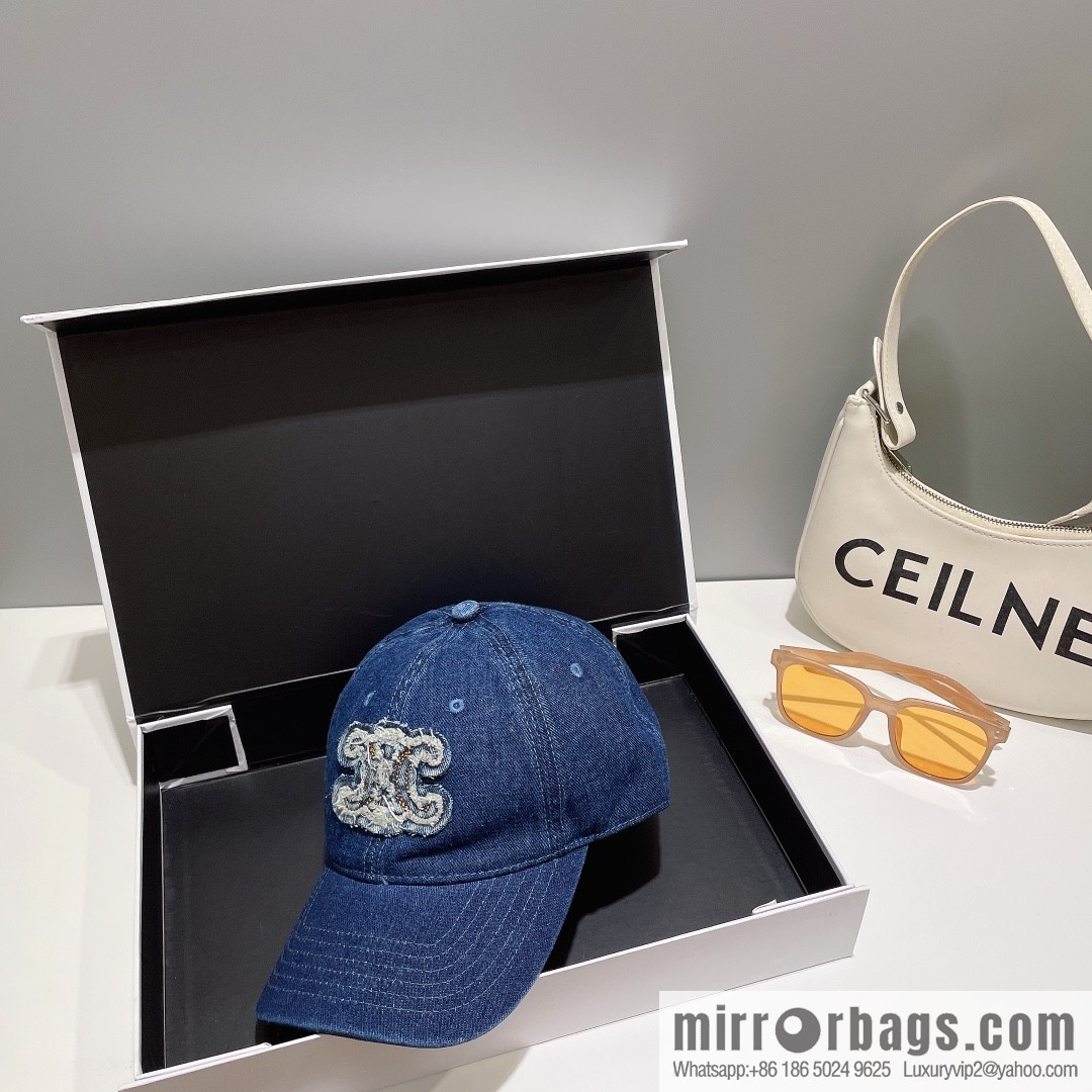 CELINE Spring/Summer 2023 Denim Baseball Cap