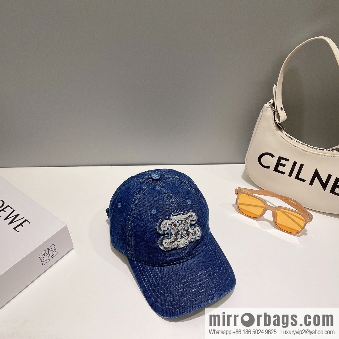 CELINE Spring/Summer 2023 Denim Baseball Cap