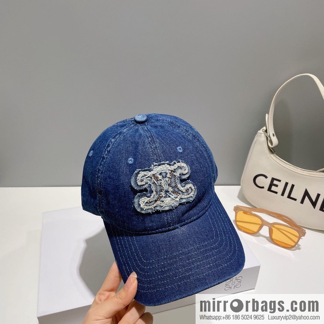 CELINE Spring/Summer 2023 Denim Baseball Cap