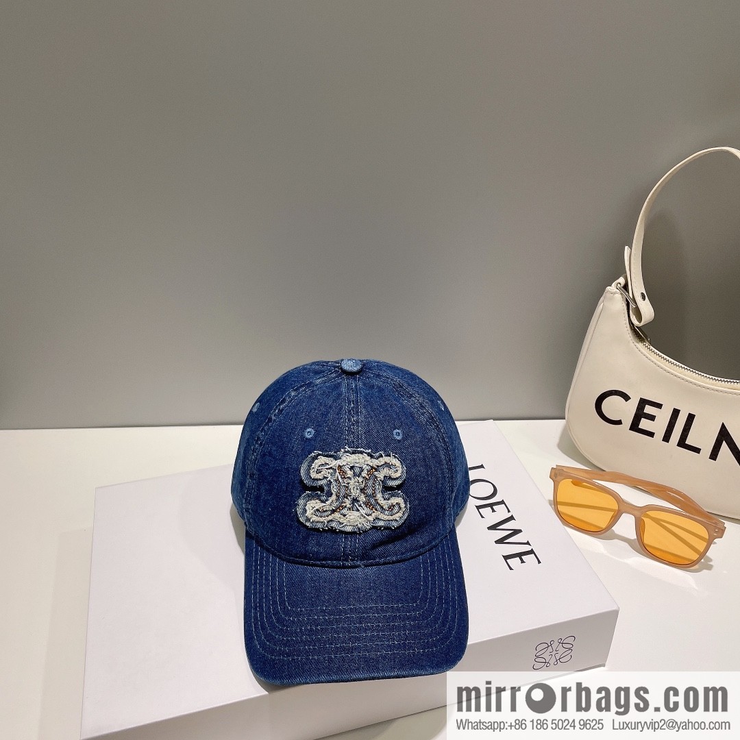CELINE Spring/Summer 2023 Denim Baseball Cap