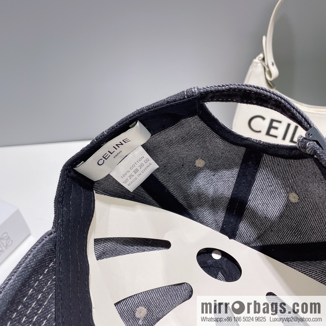 CELINE Spring/Summer 2023 Denim Baseball Cap
