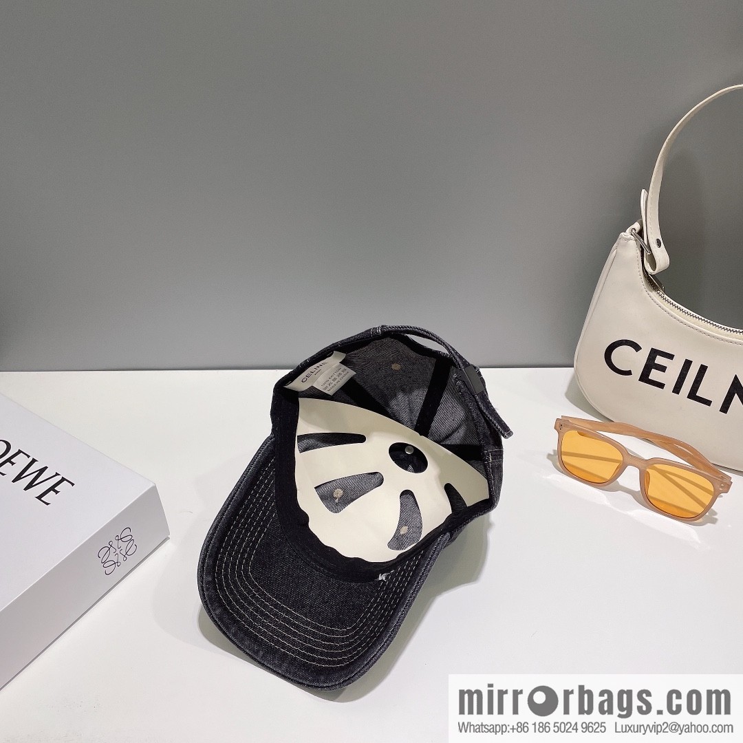 CELINE Spring/Summer 2023 Denim Baseball Cap