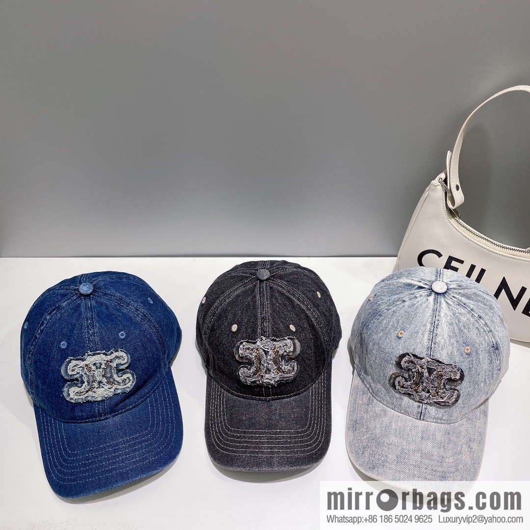 CELINE Spring/Summer 2023 Denim Baseball Cap