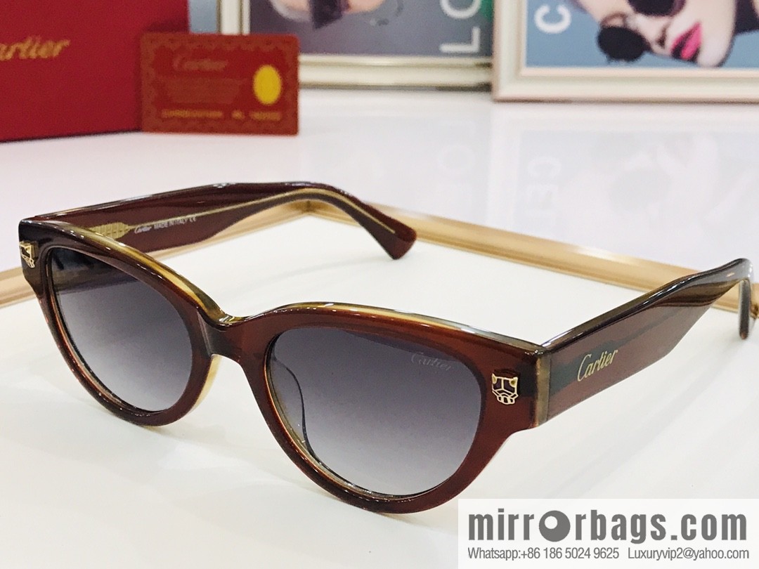 Cartier Cartier Electroplating Process Unisex Sunglasses