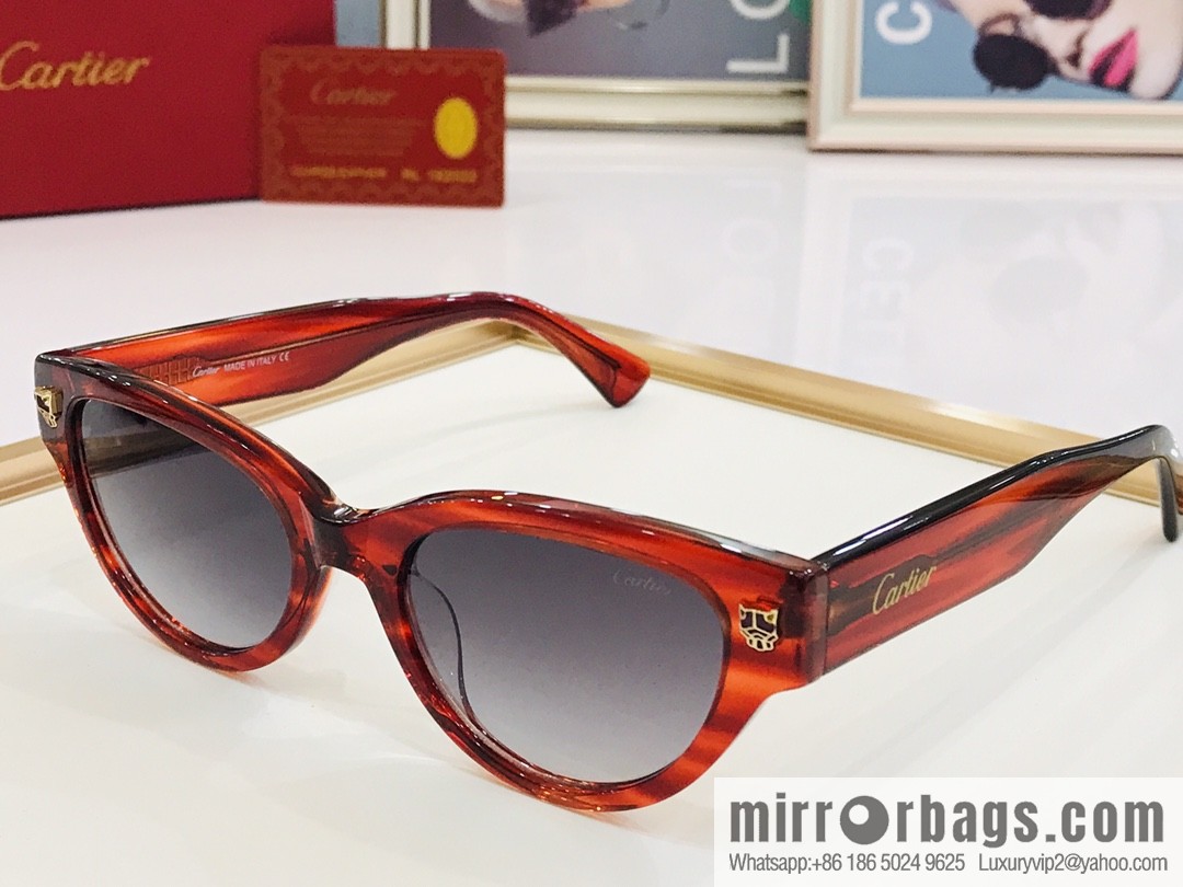 Cartier Cartier Electroplating Process Unisex Sunglasses