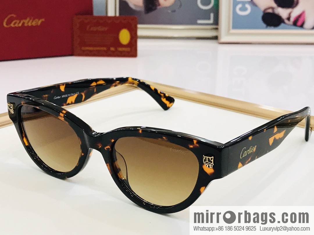 Cartier Cartier Electroplating Process Unisex Sunglasses