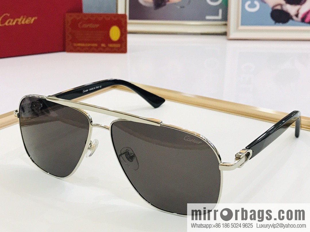 Cartier Cartier Electroplating Process Unisex Sunglasses