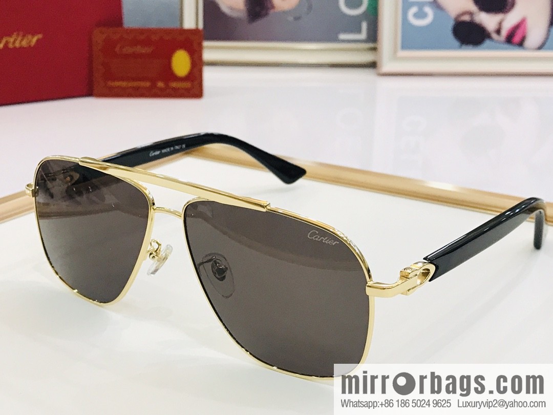 Cartier Cartier Electroplating Process Unisex Sunglasses