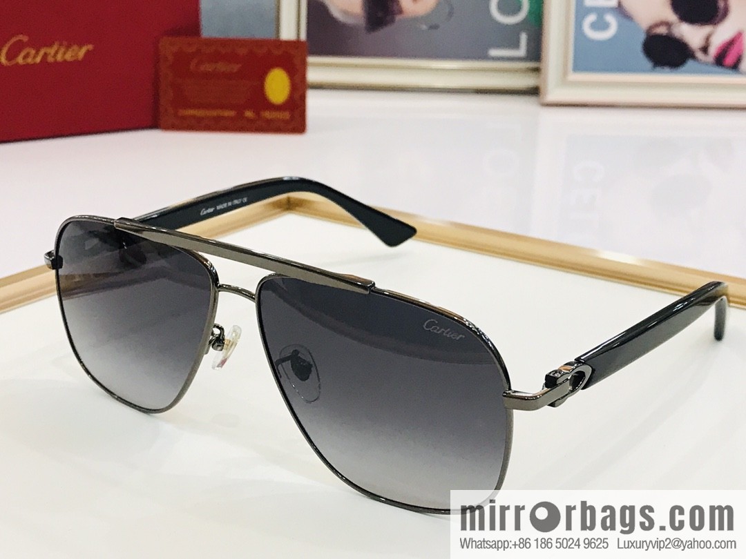 Cartier Cartier Electroplating Process Unisex Sunglasses