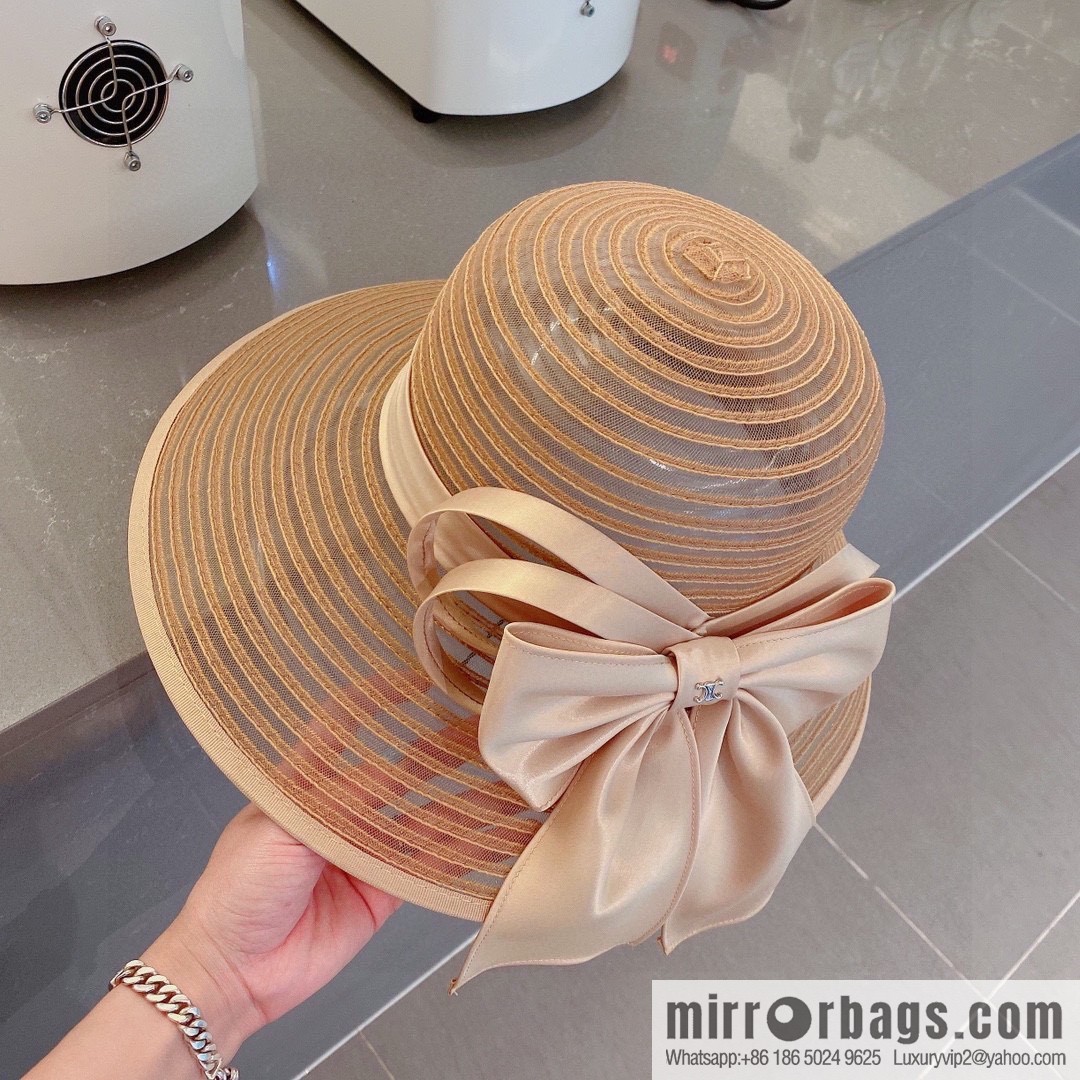 CELINE Celine organza new sun hat