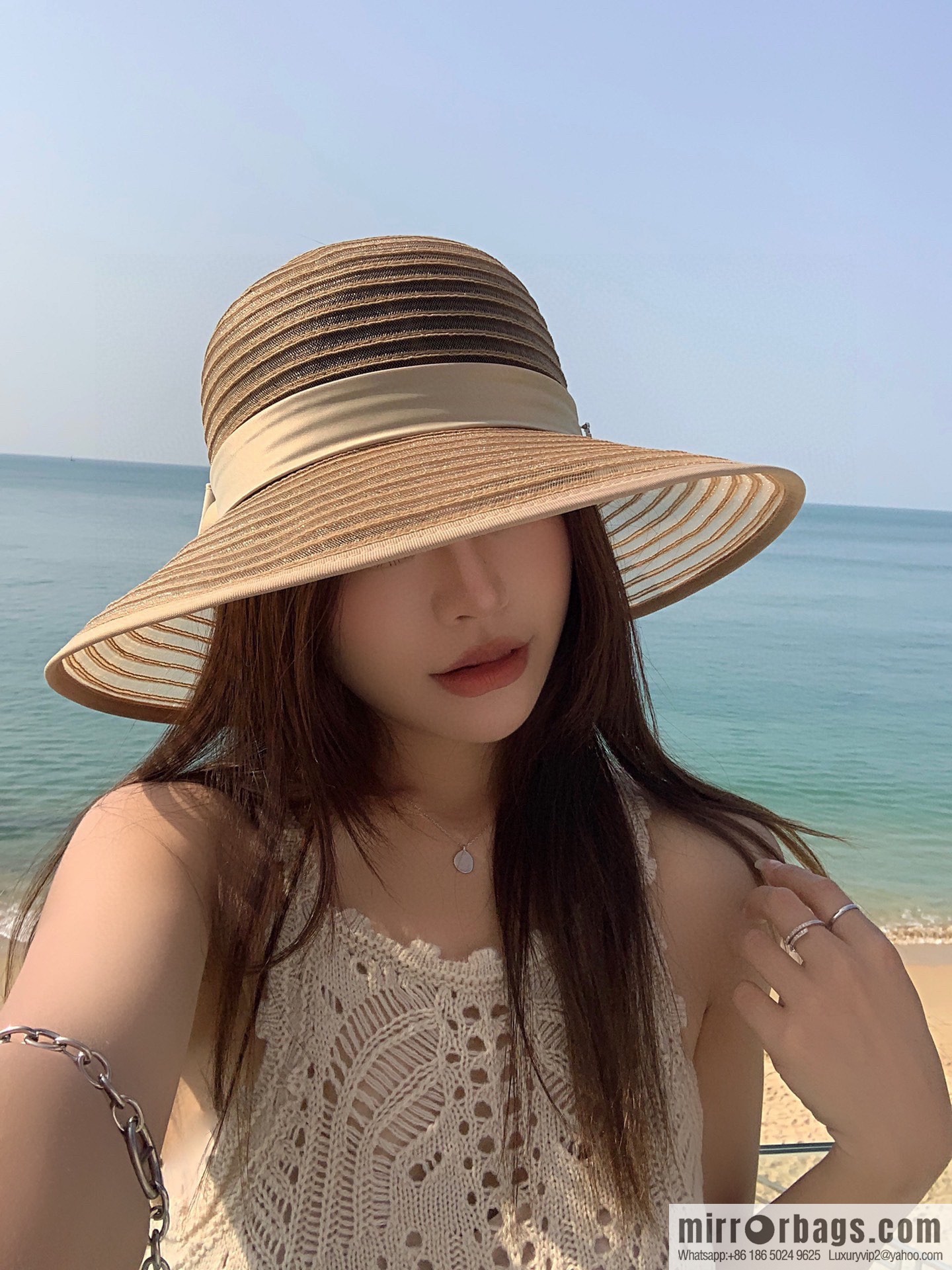 CELINE Celine organza new sun hat