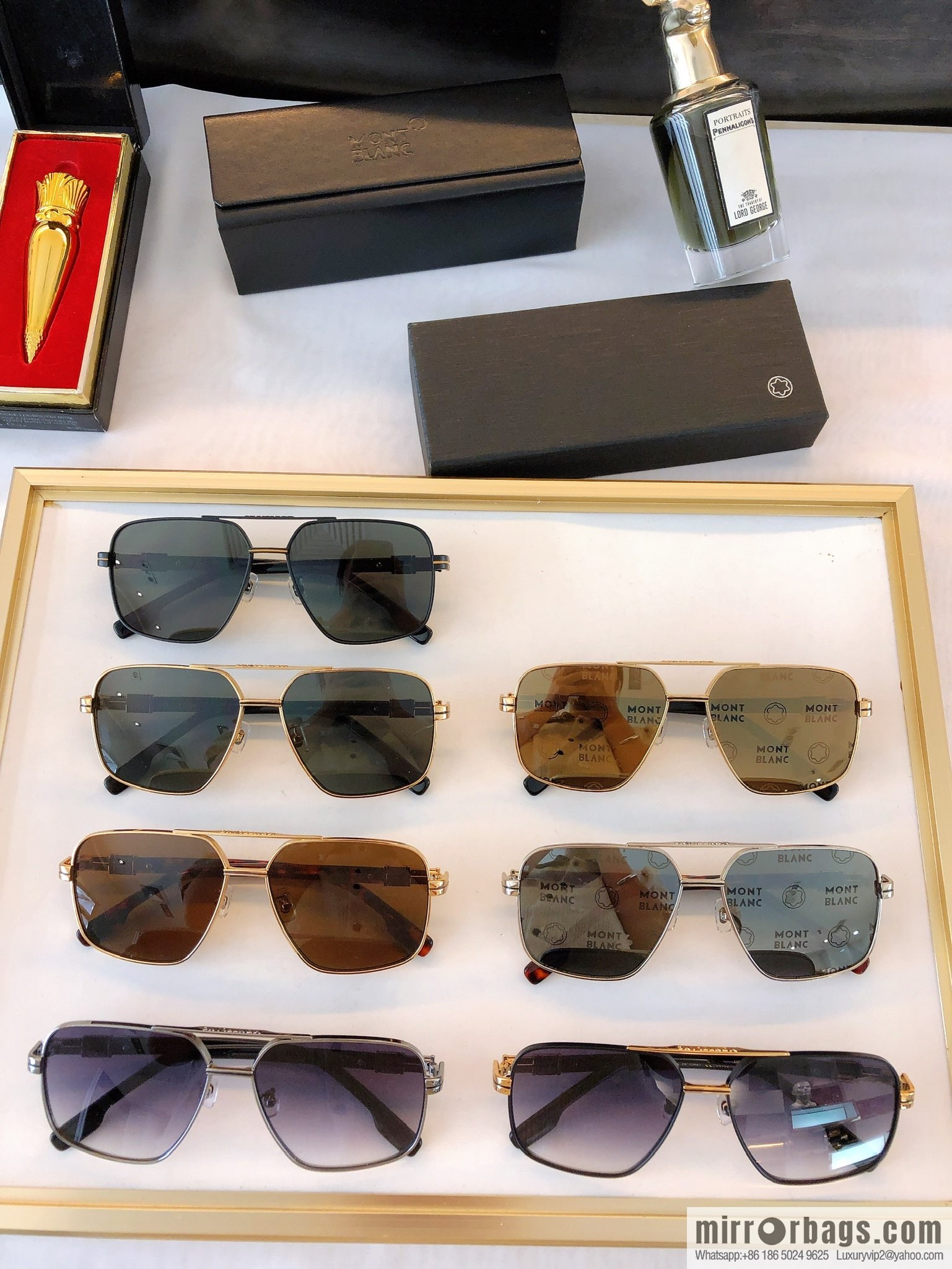 MONT BLANC Montblanc Square Men's Sunglasses