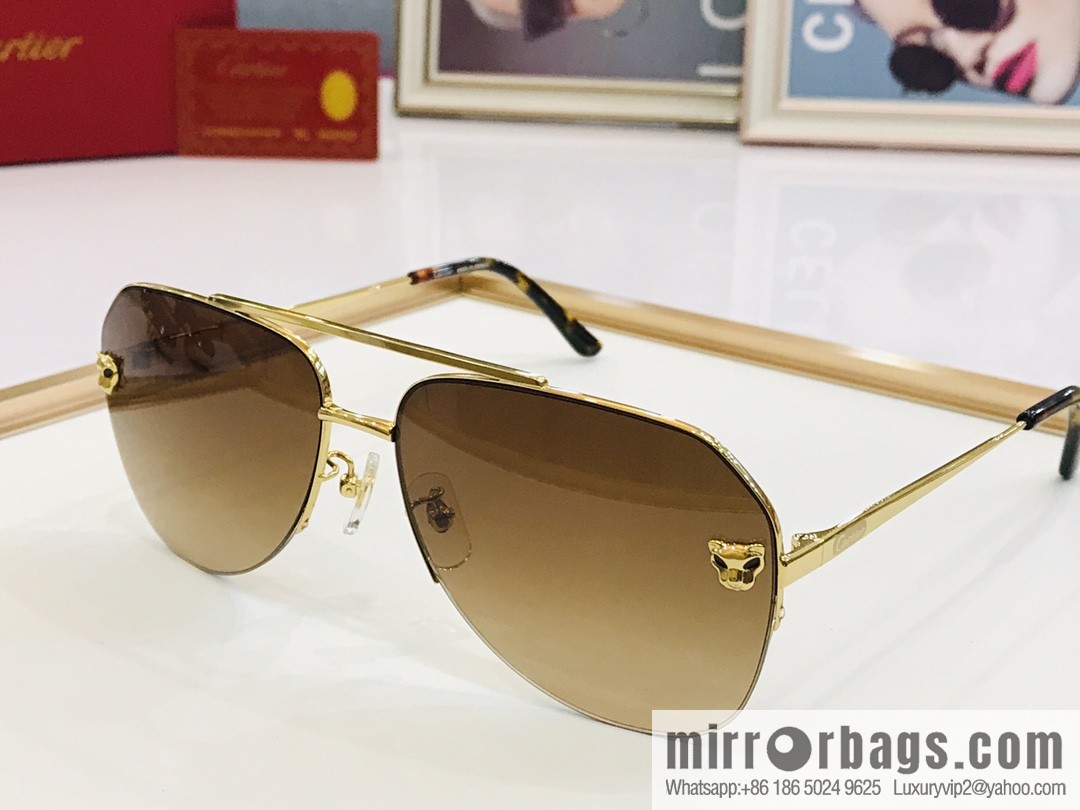 Cartier fashion casual unisex sunglasses