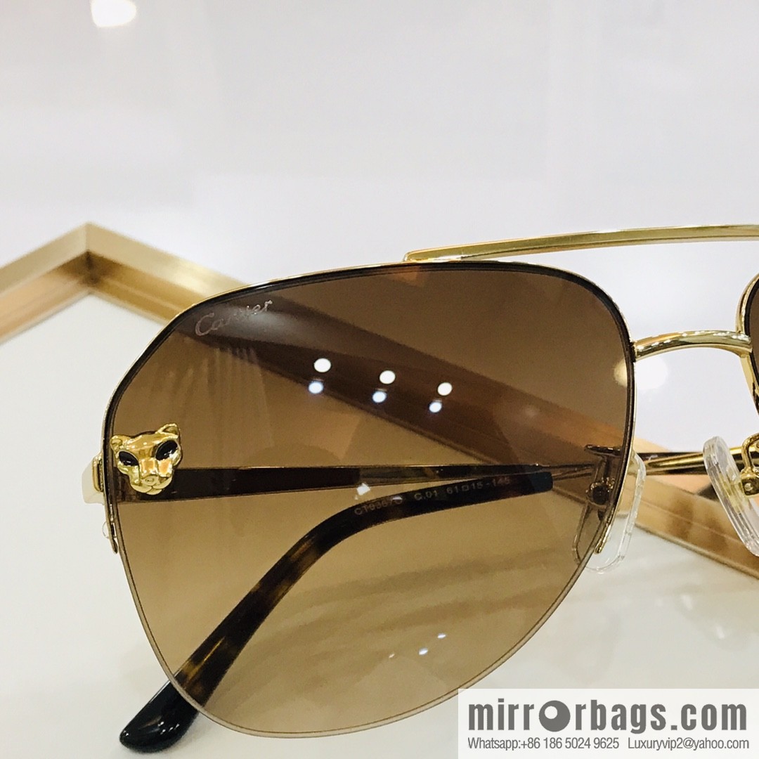 Cartier fashion casual unisex sunglasses