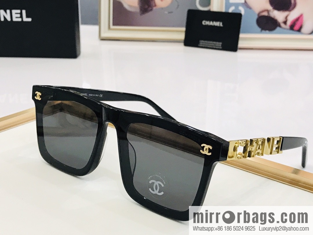 Chanel square women's sunglasses