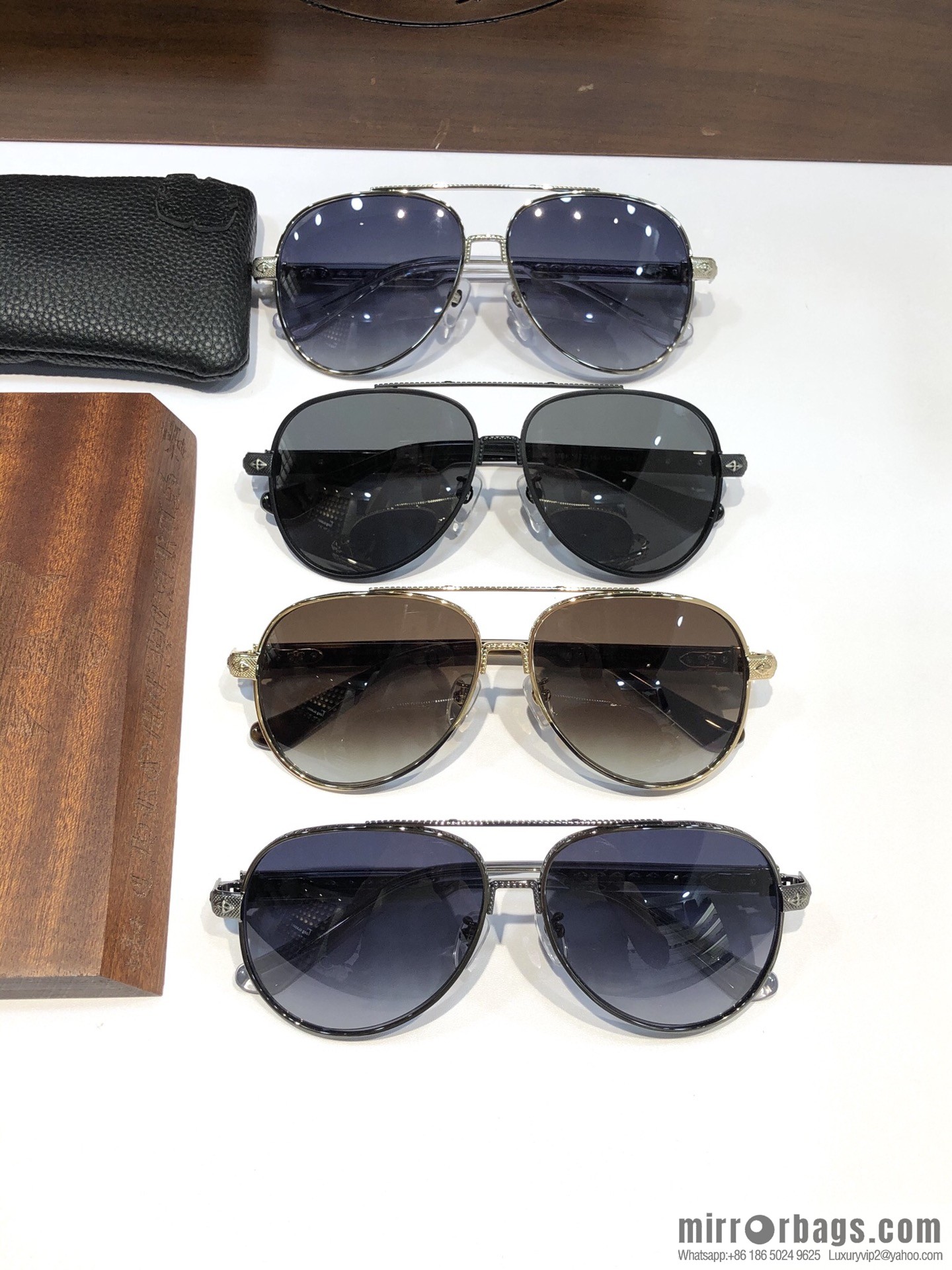 CHROME HEART Unisex Sunglasses