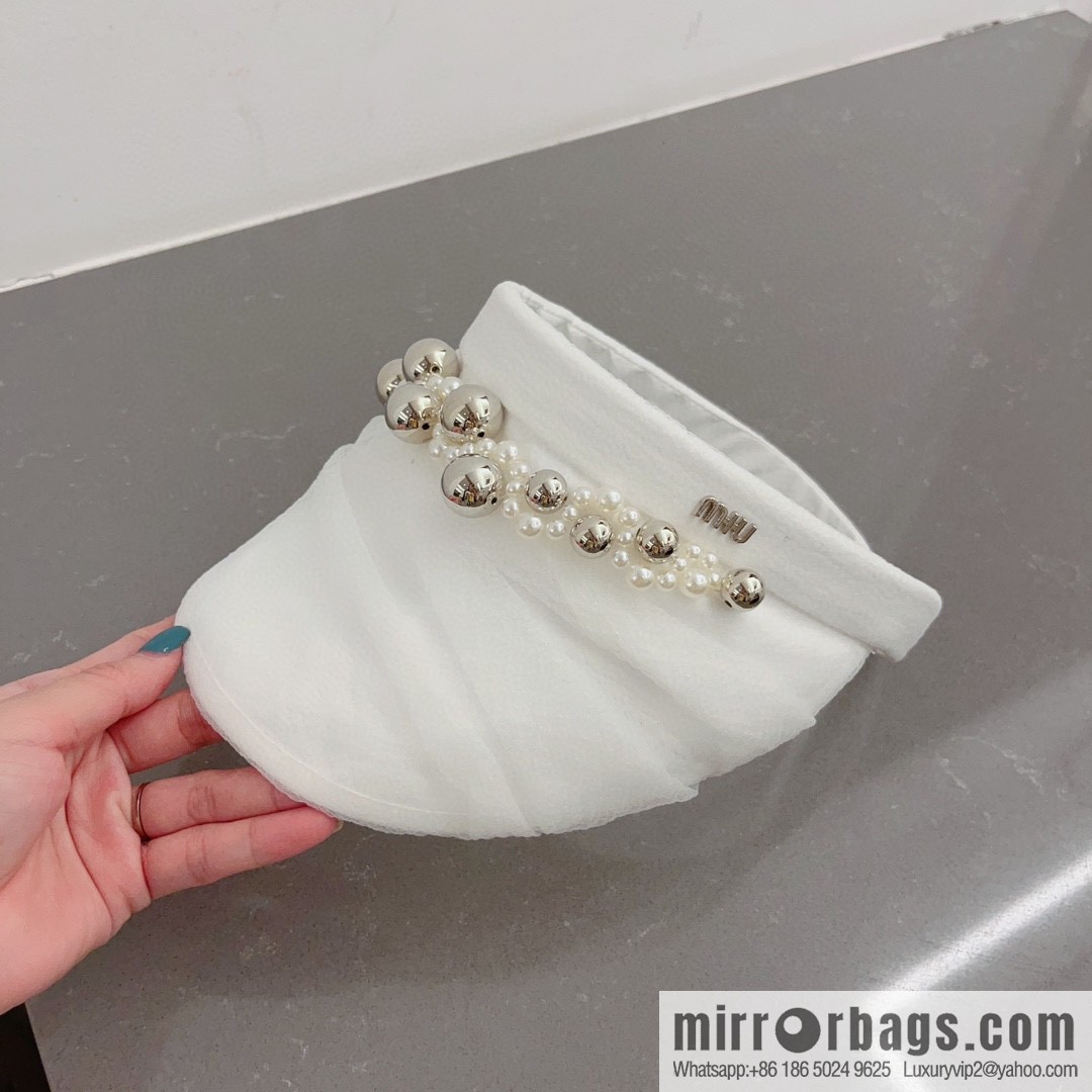 Miao Miao miumiu 23 years old new headband sun hat