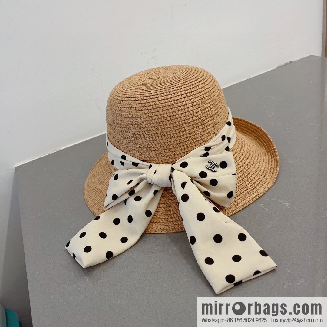 Chanel celebrity straw hat