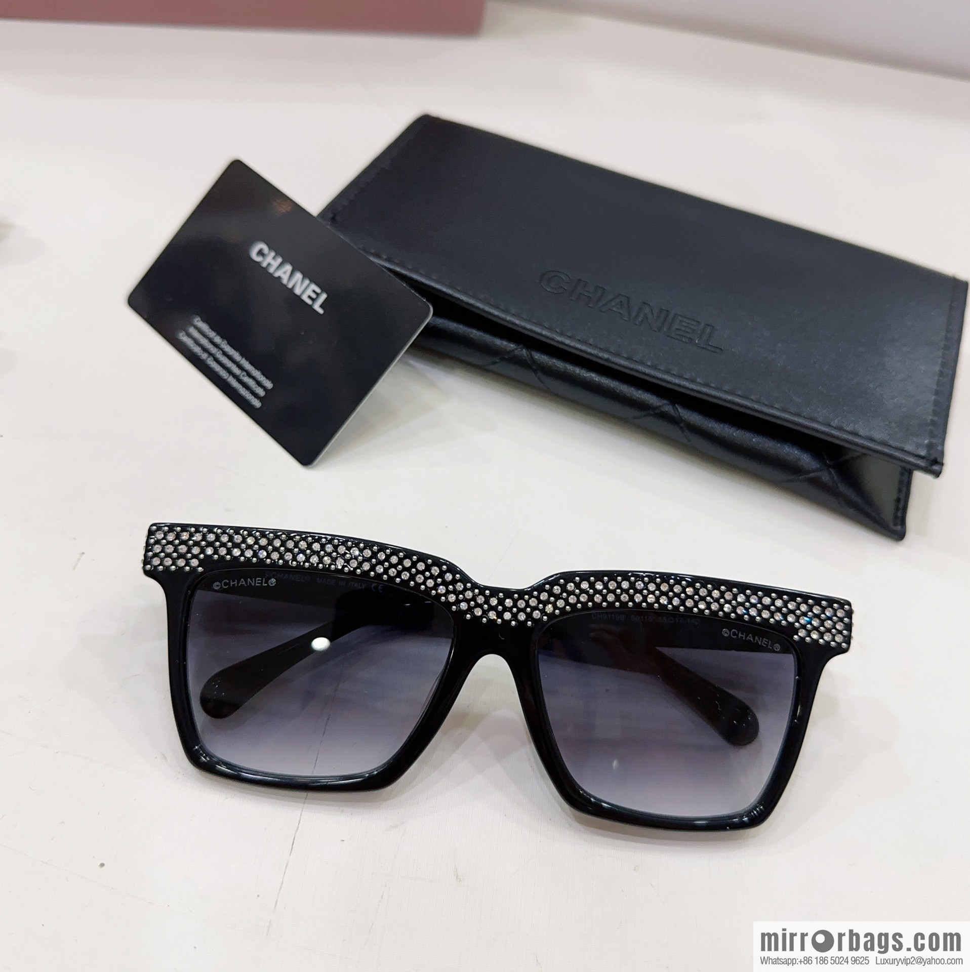 Chanel square women's sunglasses