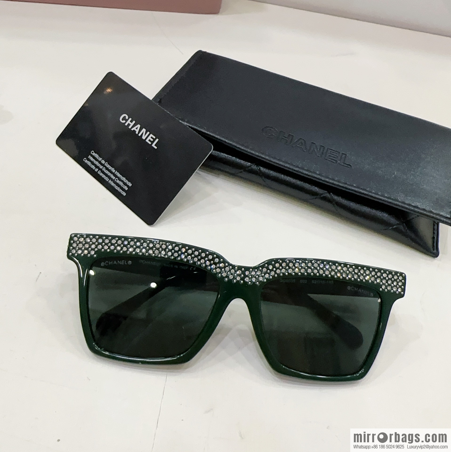 Chanel square women's sunglasses