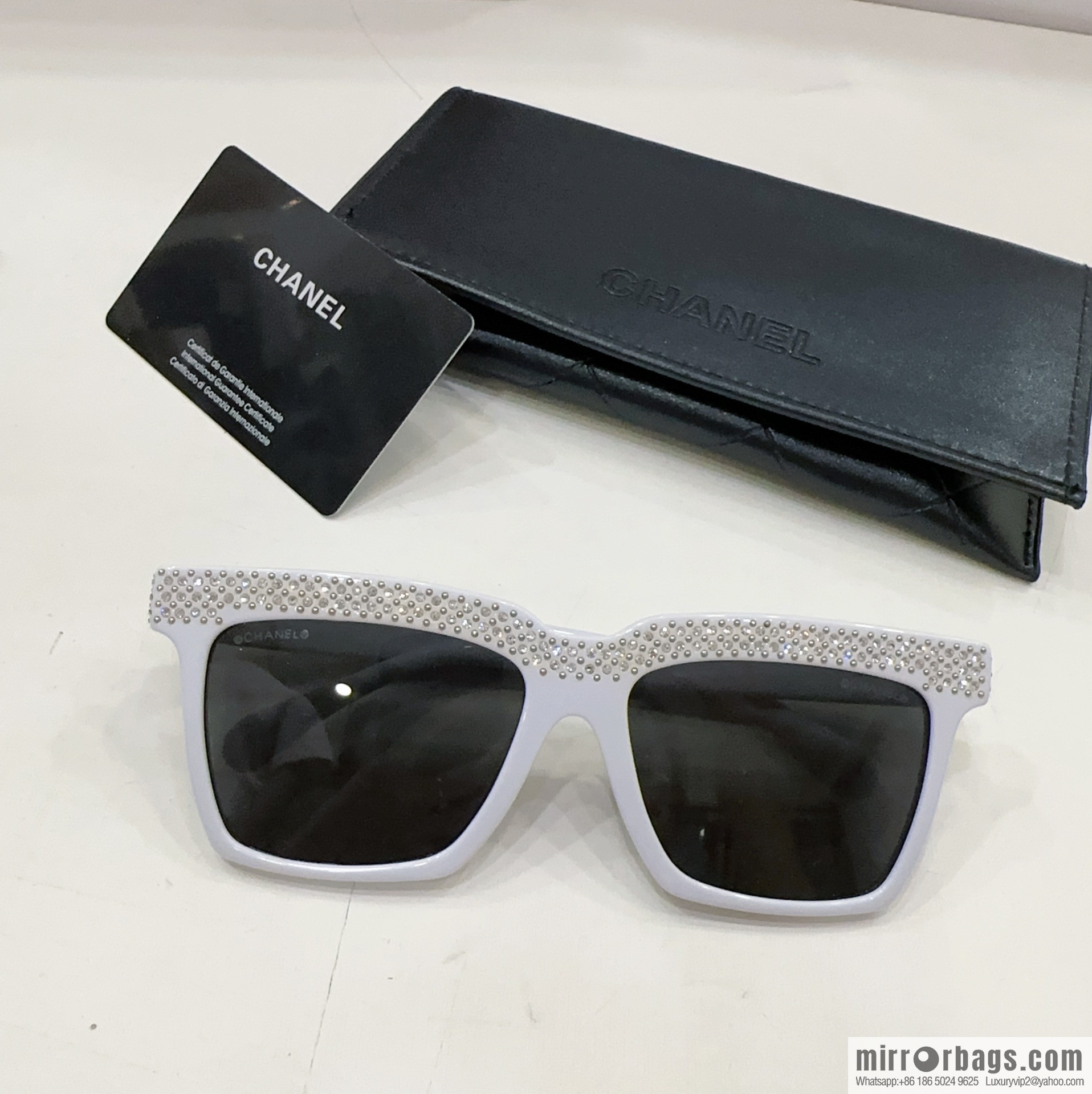 CHANEL Chanel square women's sunglasses