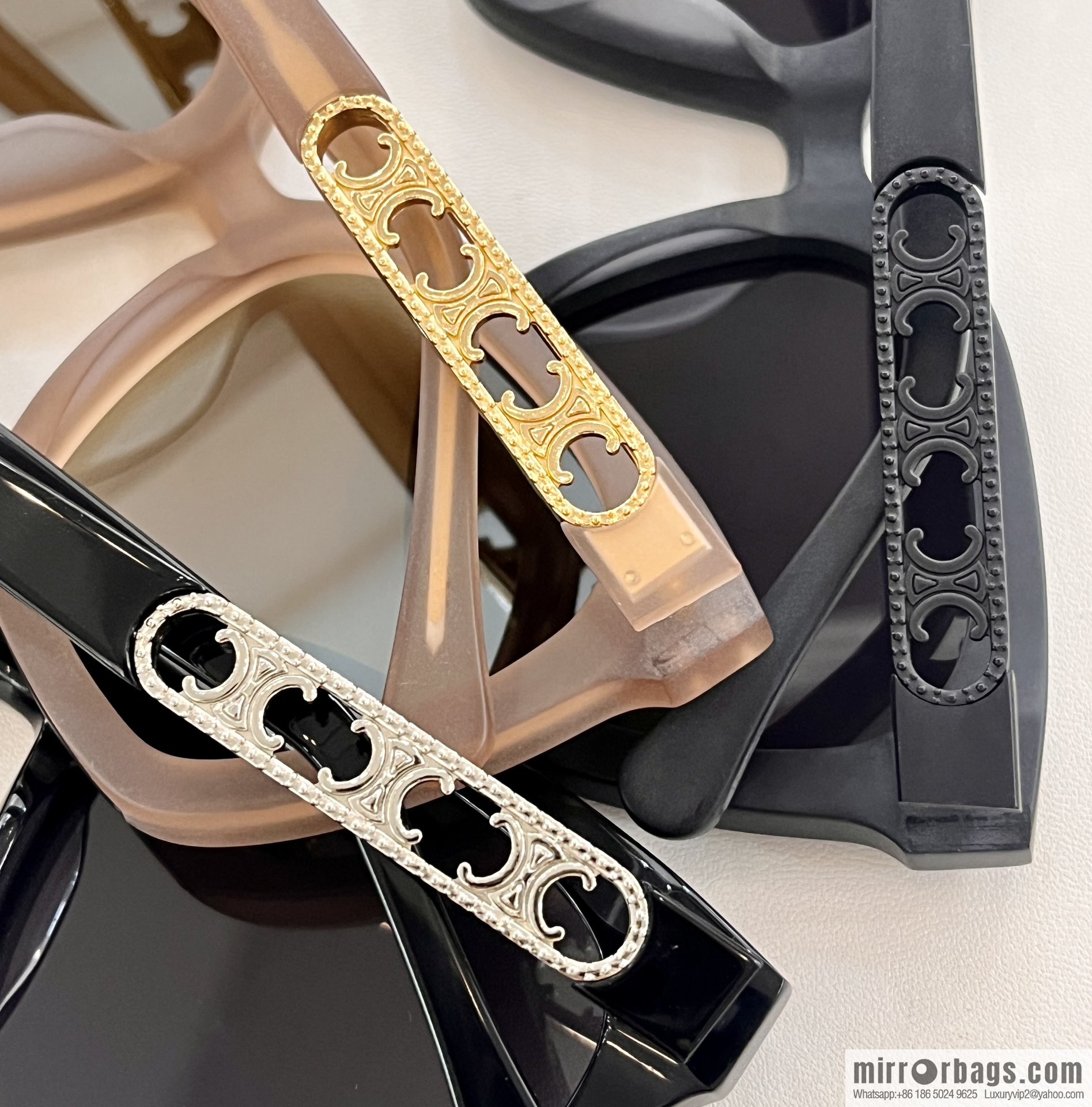 CELINE Celine Arc de Triomphe temple letter logo women's sunglasses