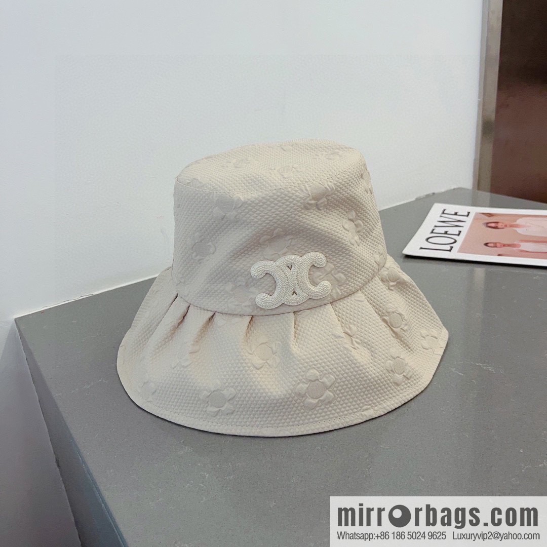 Celine ruffled sun hat