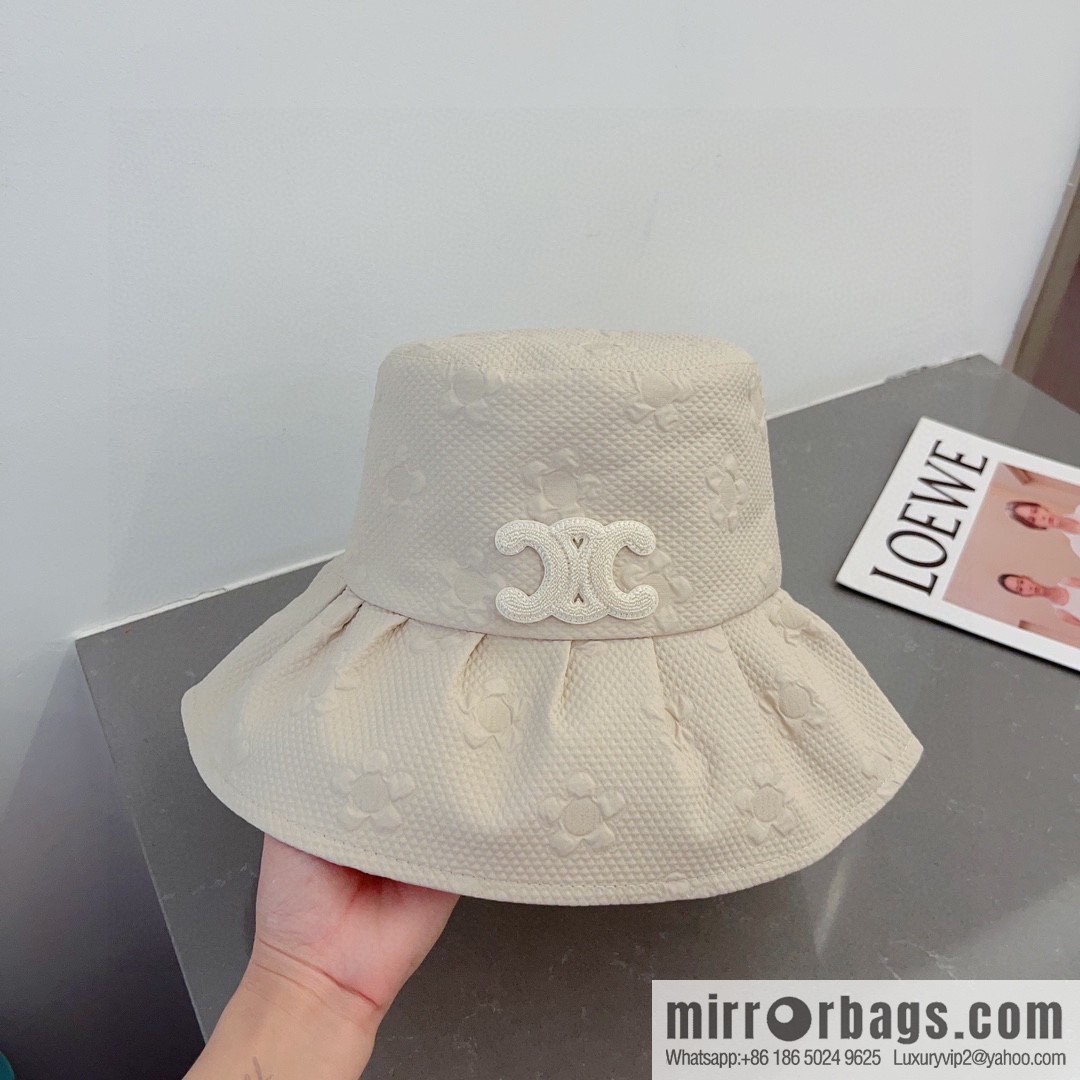 Celine ruffled sun hat