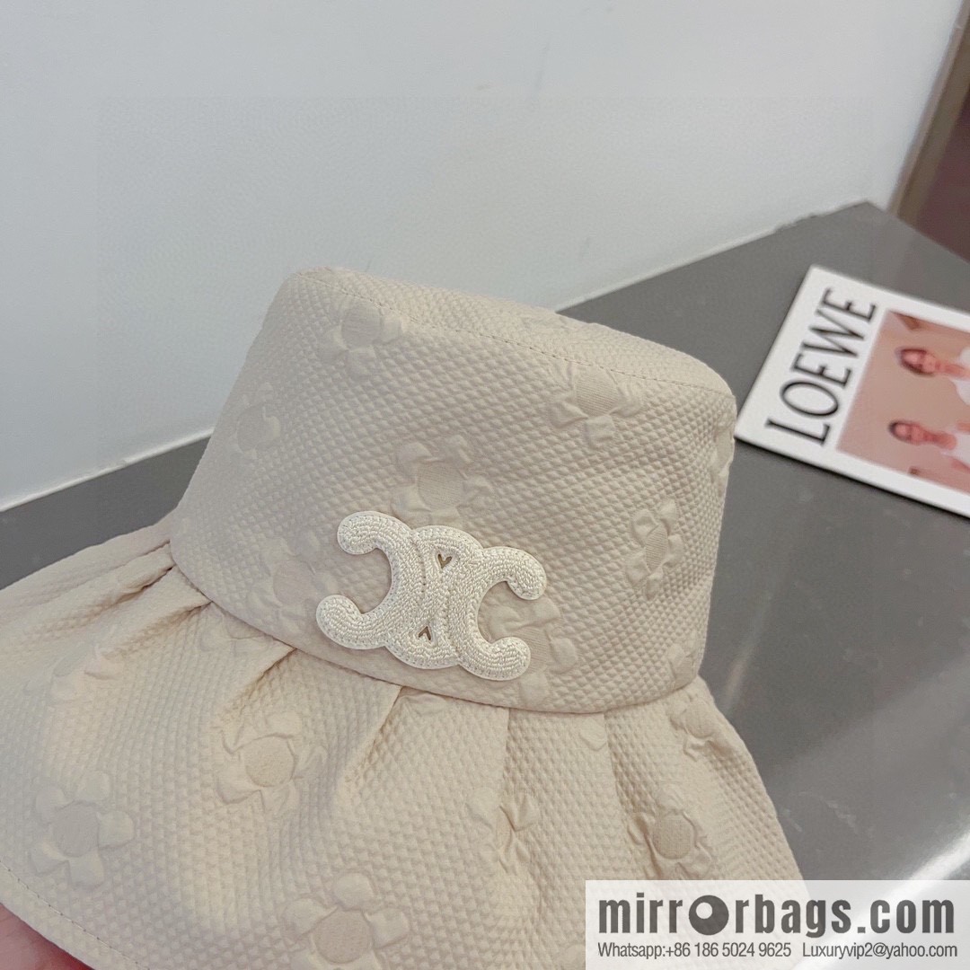 Celine ruffled sun hat