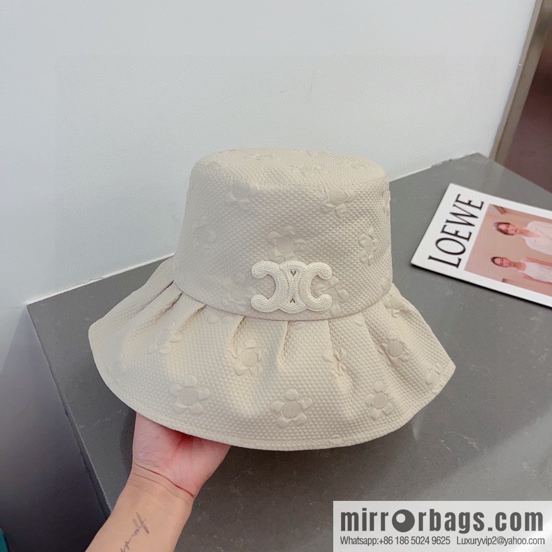 Celine ruffled sun hat