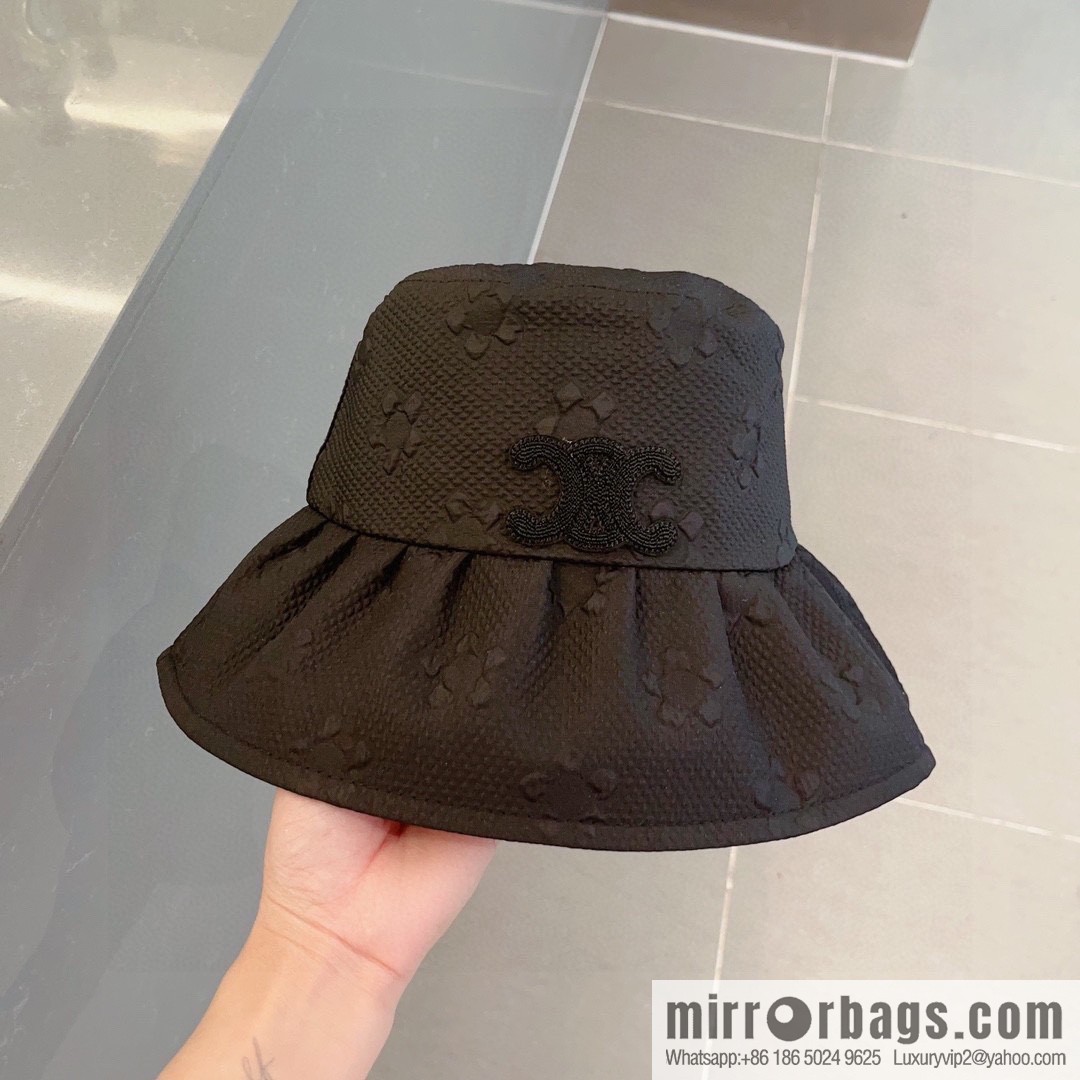 Celine ruffled sun hat
