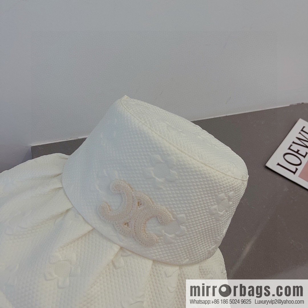 Celine ruffled sun hat