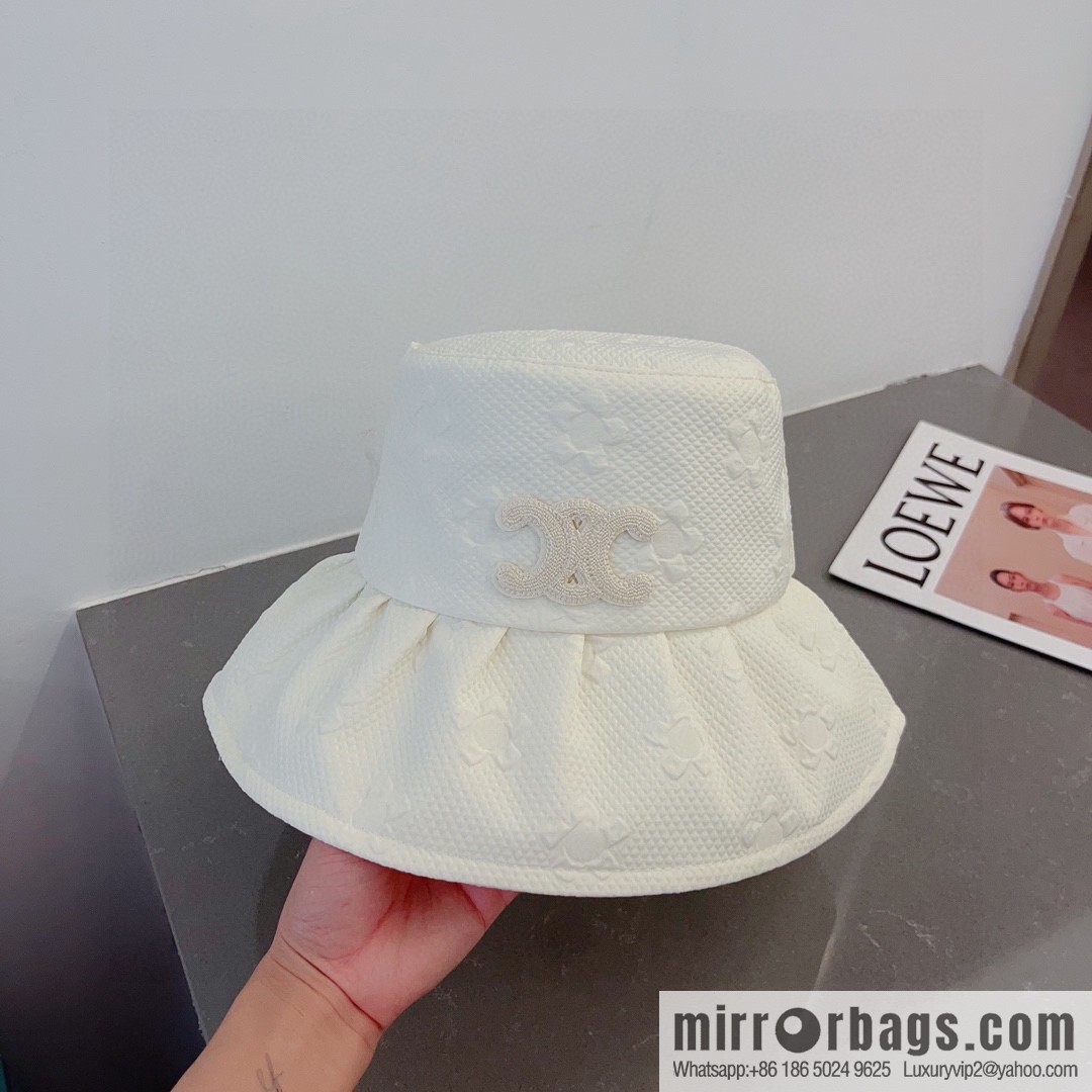 Celine ruffled sun hat
