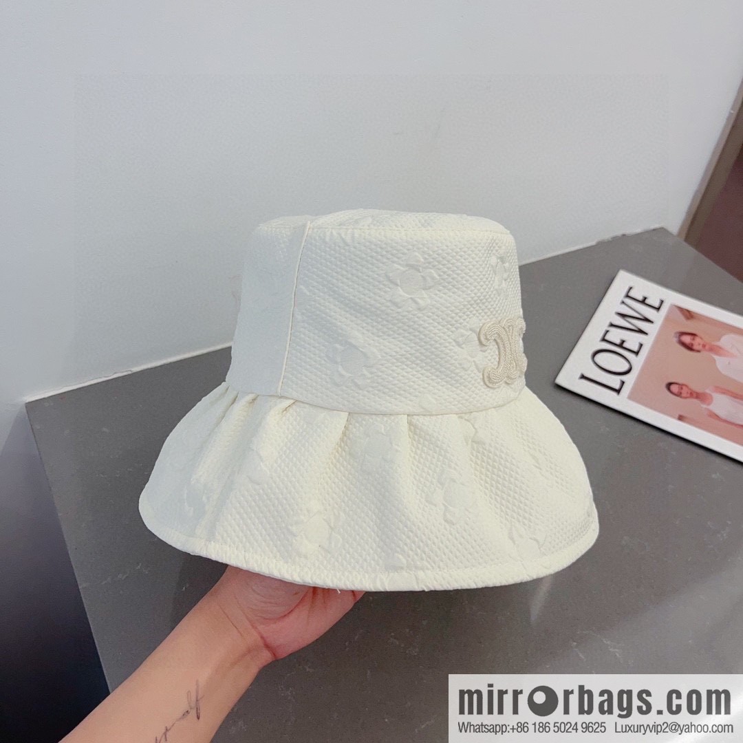 Celine ruffled sun hat