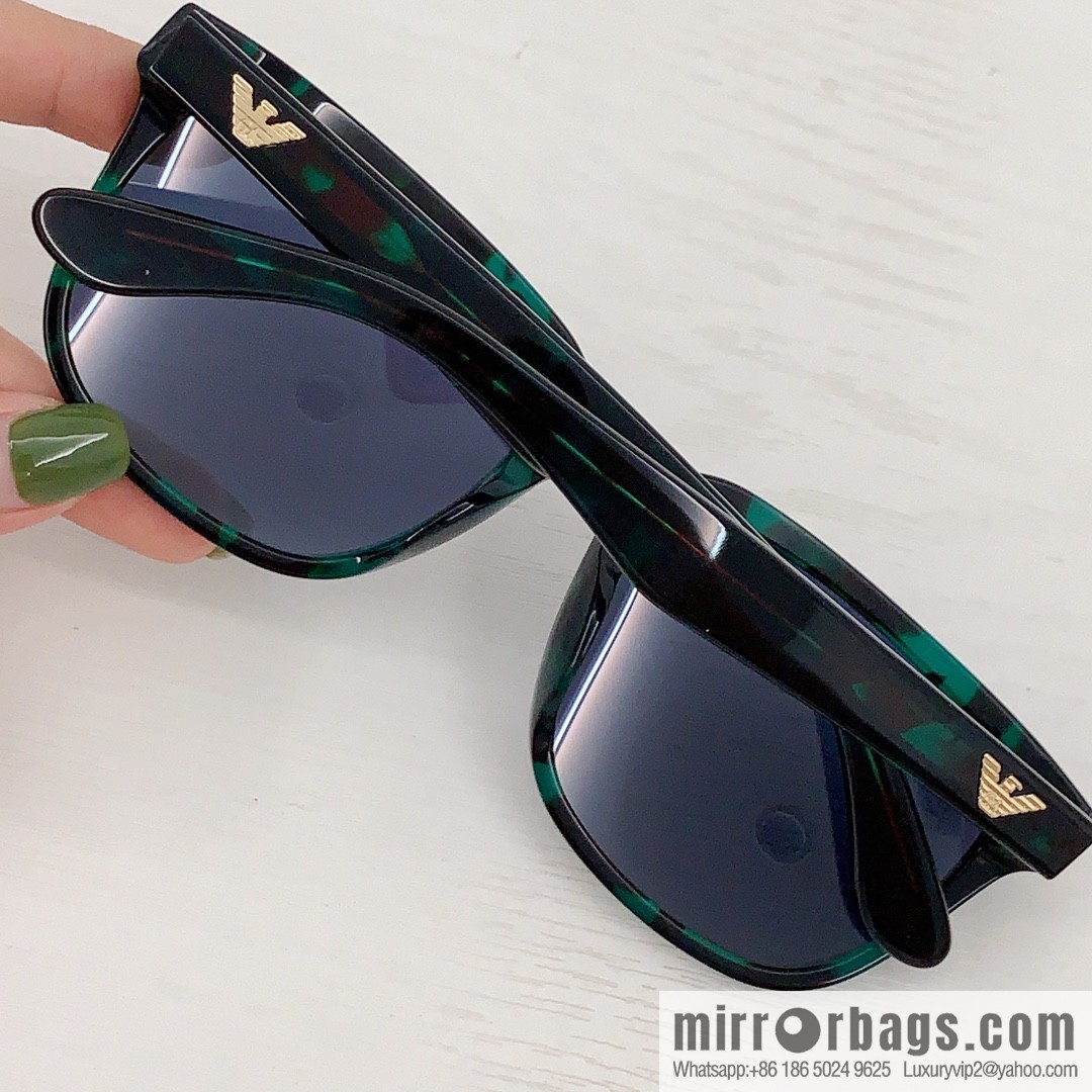 Armani Classic Plate Frame Unisex Sunglasses