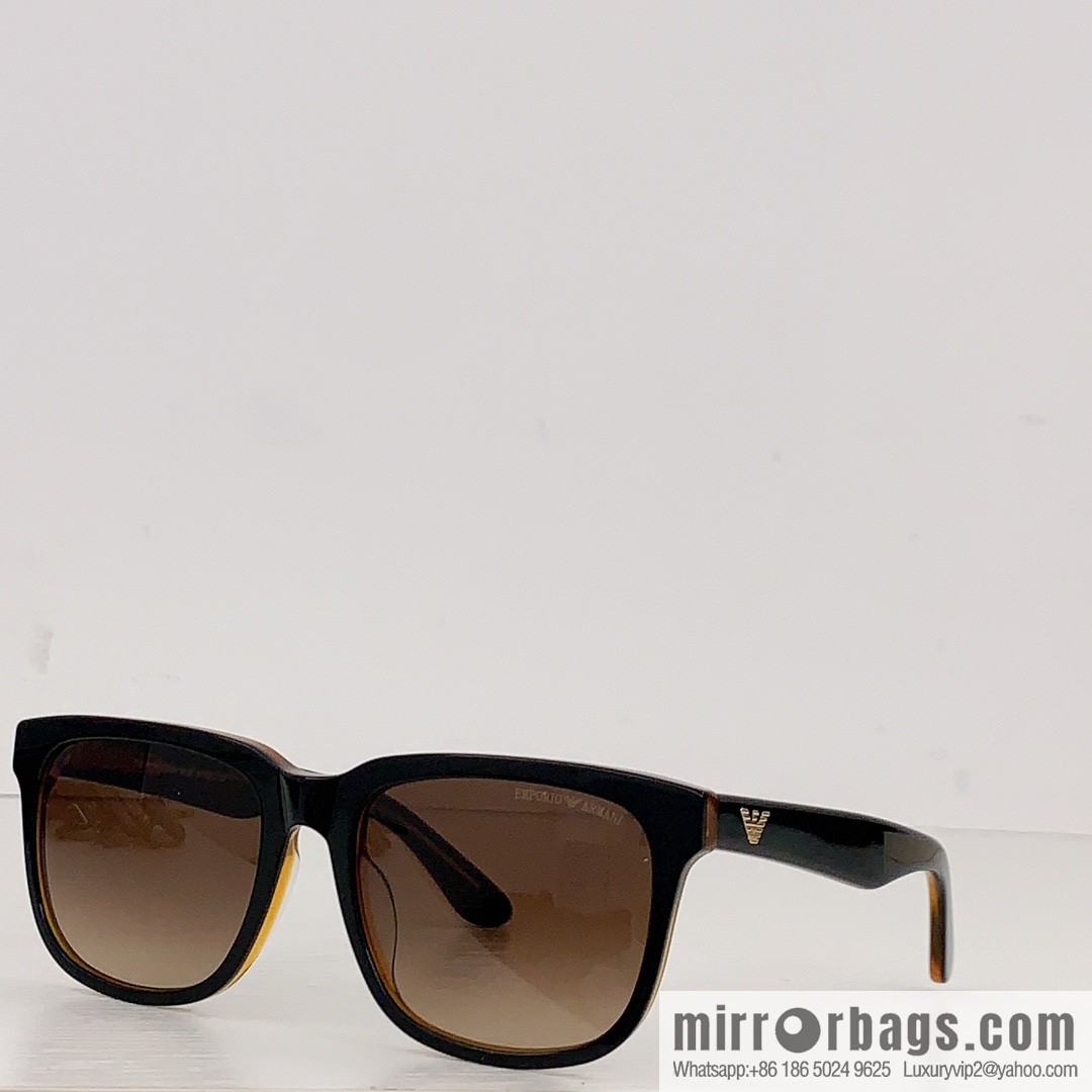 Armani Classic Plate Frame Unisex Sunglasses