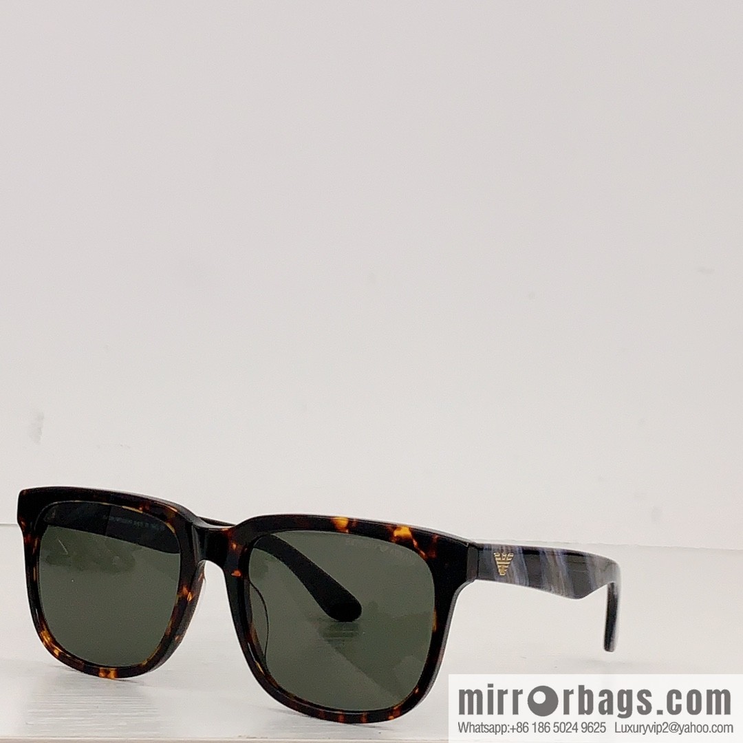 Armani Classic Plate Frame Unisex Sunglasses