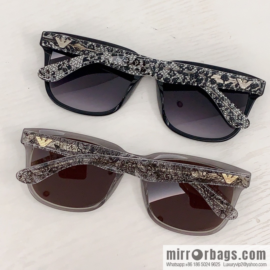 Armani Classic Plate Frame Unisex Sunglasses