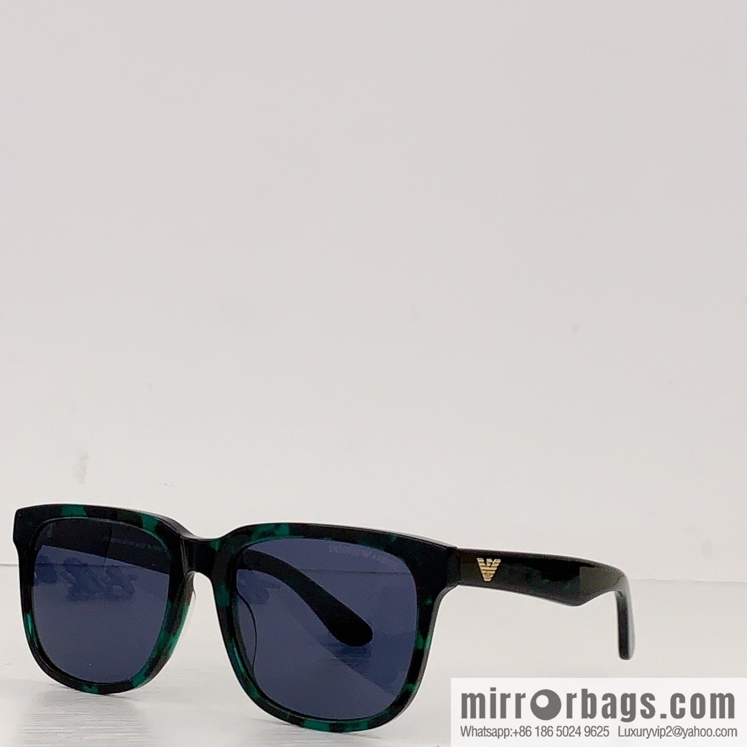 Armani Classic Plate Frame Unisex Sunglasses