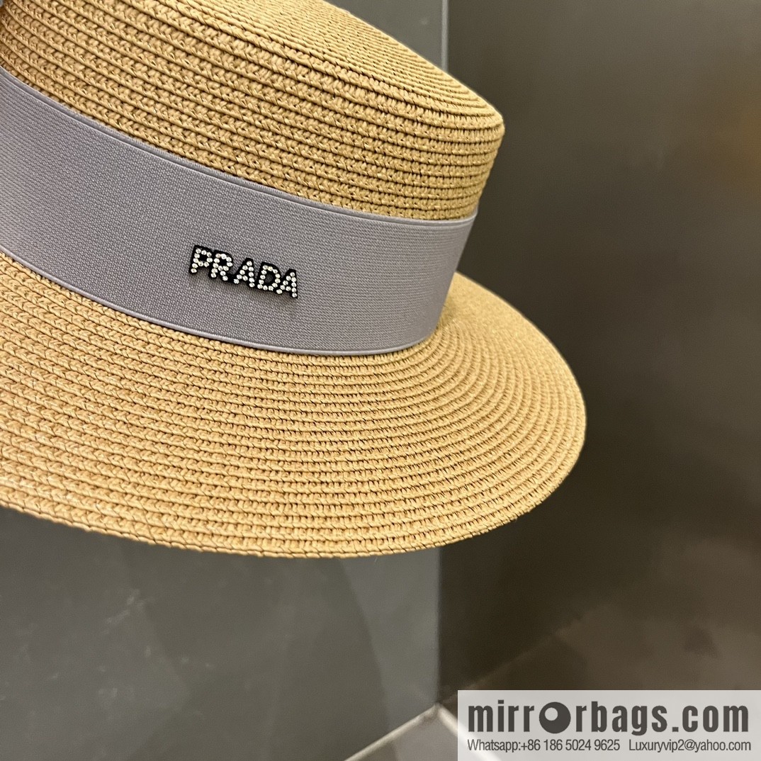 Prada new flat top top hat