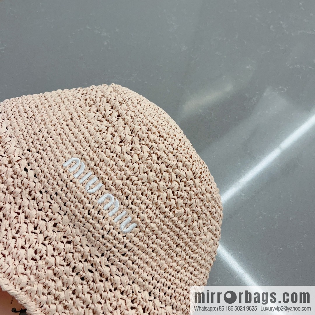 MIUMIU Miu Miu 2023 New Lafite Straw Hat