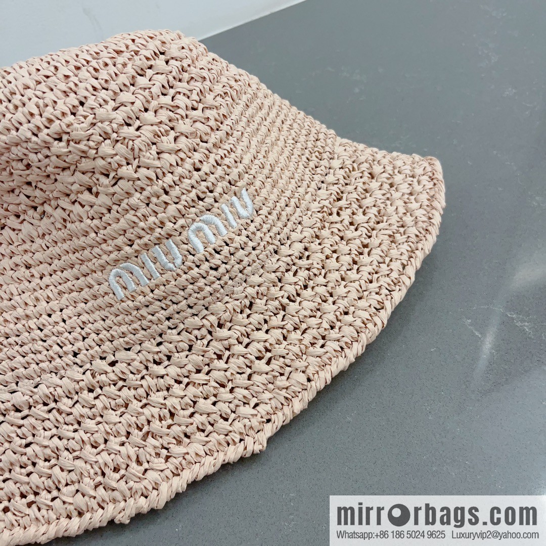 MIUMIU Miu Miu 2023 New Lafite Straw Hat
